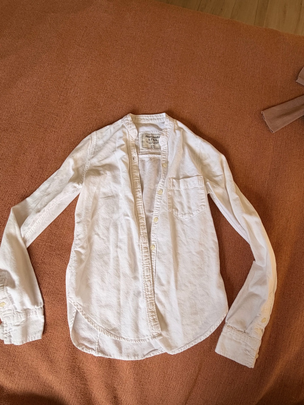 Women’s White Button-Up Shirt From Abercrombie